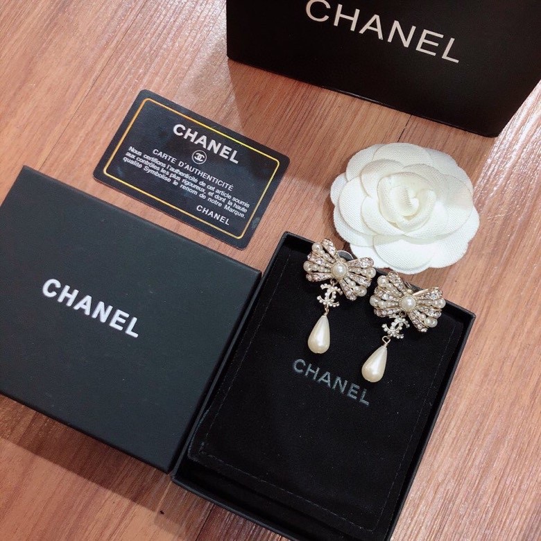Ch*el earrings